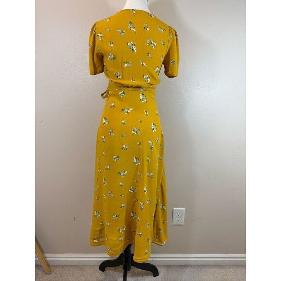 & Other Stories Los Angeles Atelier Floral Wrap Maxi Dress Women’s Size 0 - Picture 3 of 12